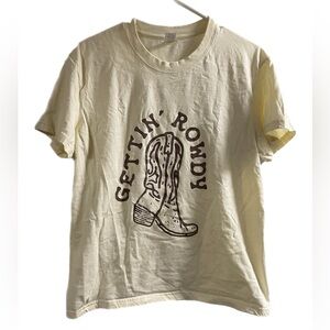 Gettin’ Rowdy Cowboy Western Tee
